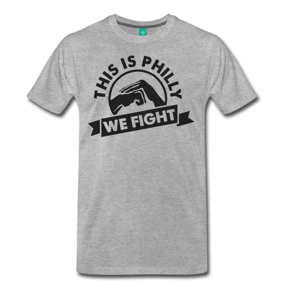 We Fight Men's T-Shirt - heather gray