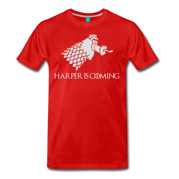 Harper is Coming Men's T-Shirt - red