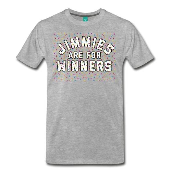 Jimmies Men's T-Shirt - heather gray