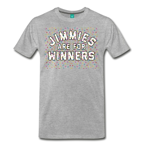Jimmies Men's T-Shirt - heather gray