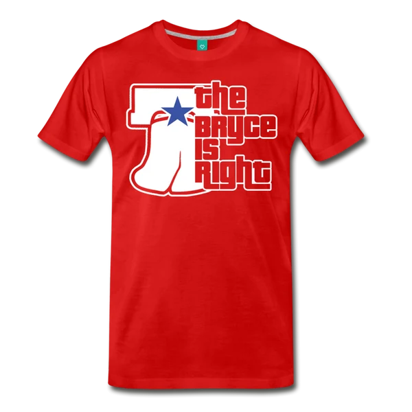 The Bryce is Right Men's T-Shirt - red