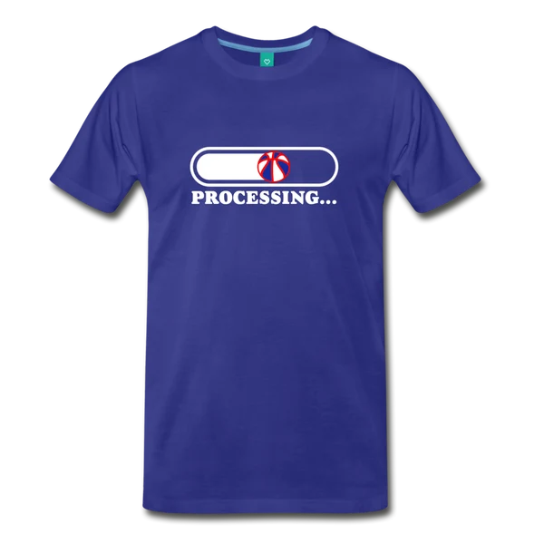 Processing.... Men's Shirt - royal blue