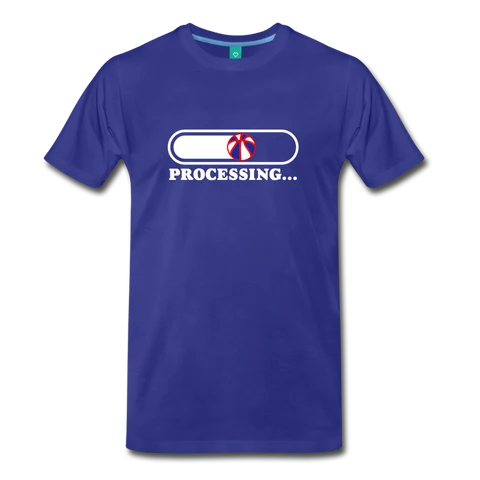 Processing.... Men's Shirt - royal blue