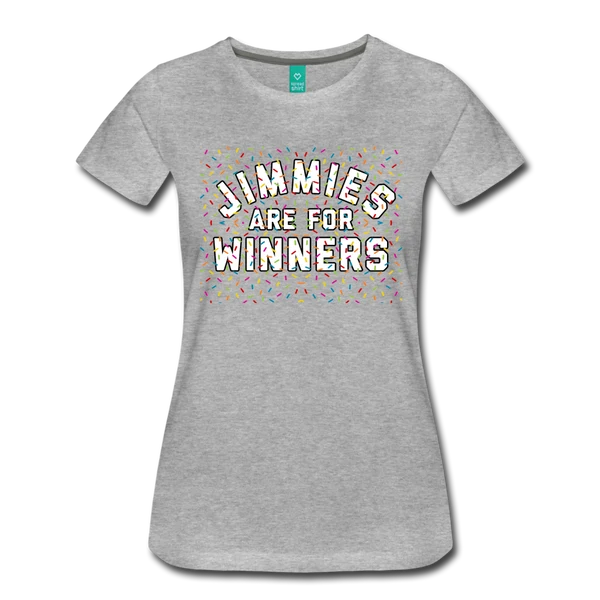Jimmies Women’s T-Shirt - heather gray