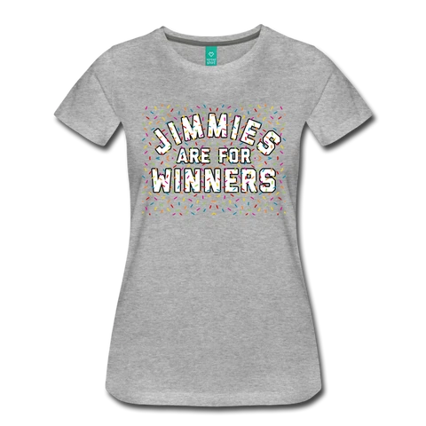 Jimmies Women’s T-Shirt - heather gray