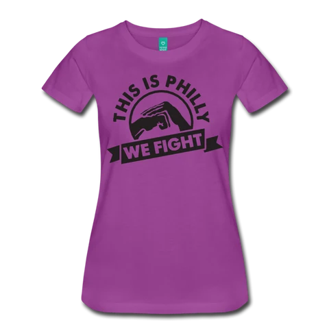 We Fight Women’s T-Shirt - light purple