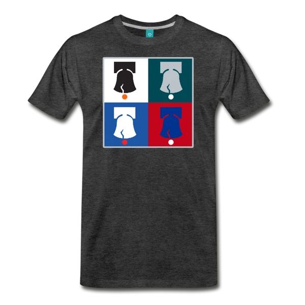 Phour Bells Men's T-Shirt - charcoal gray
